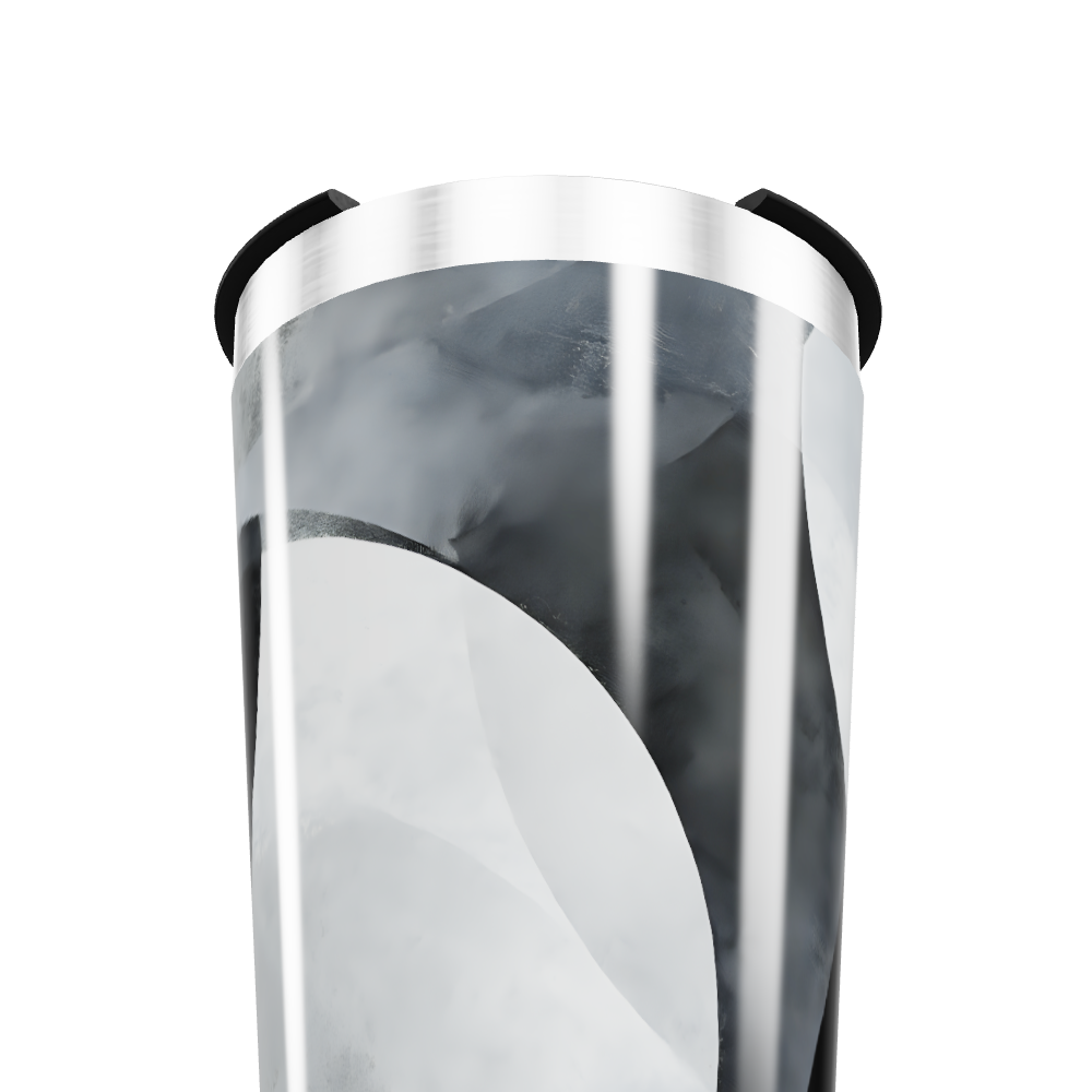 Copo Térmico - Inox com Estampa Abstrata