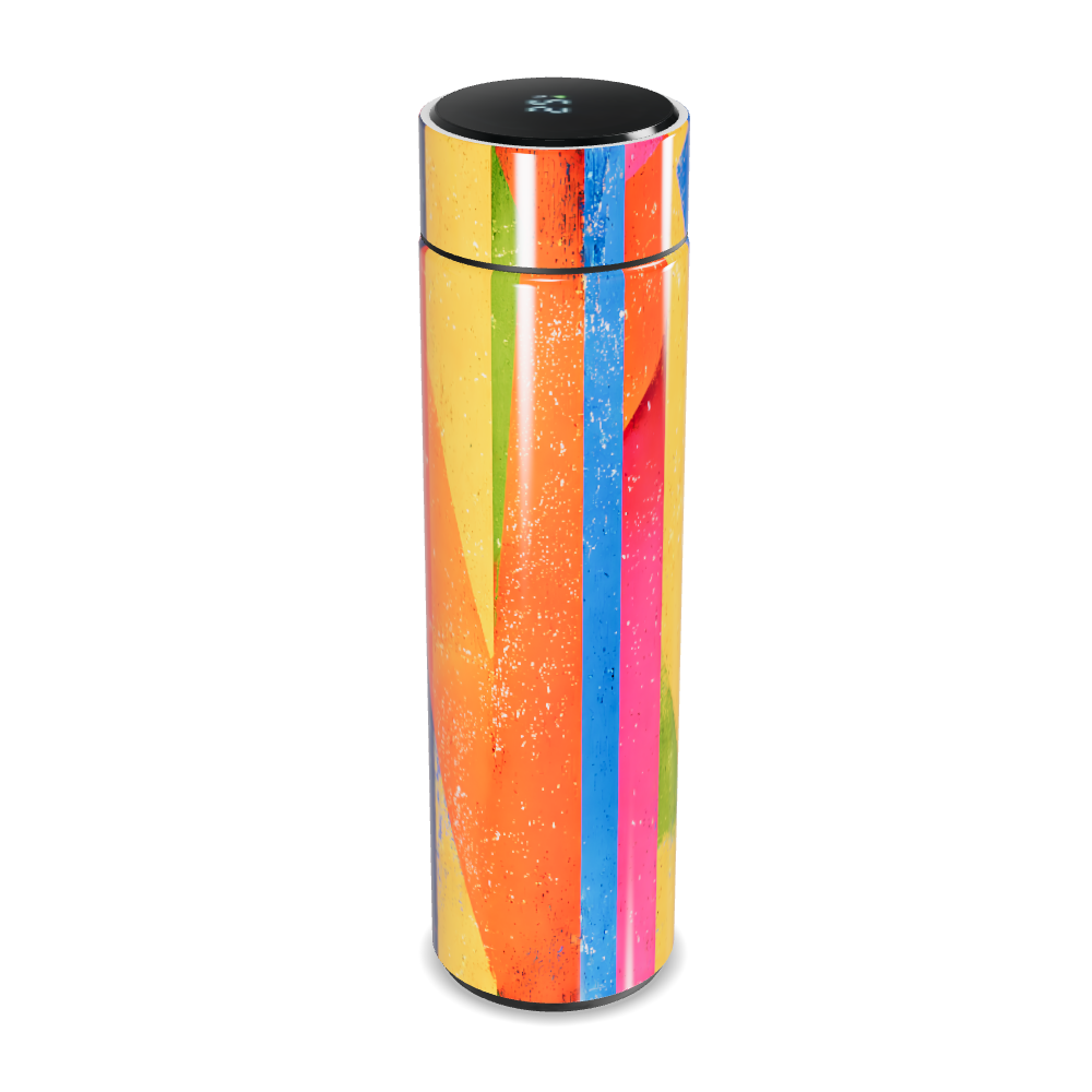 Garrafa Térmica Touch - Colorida com Display LED