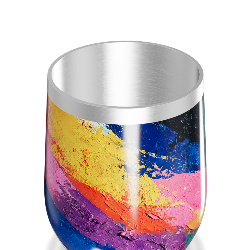 Copo Térmico Slim - Estampa Colorida Inox