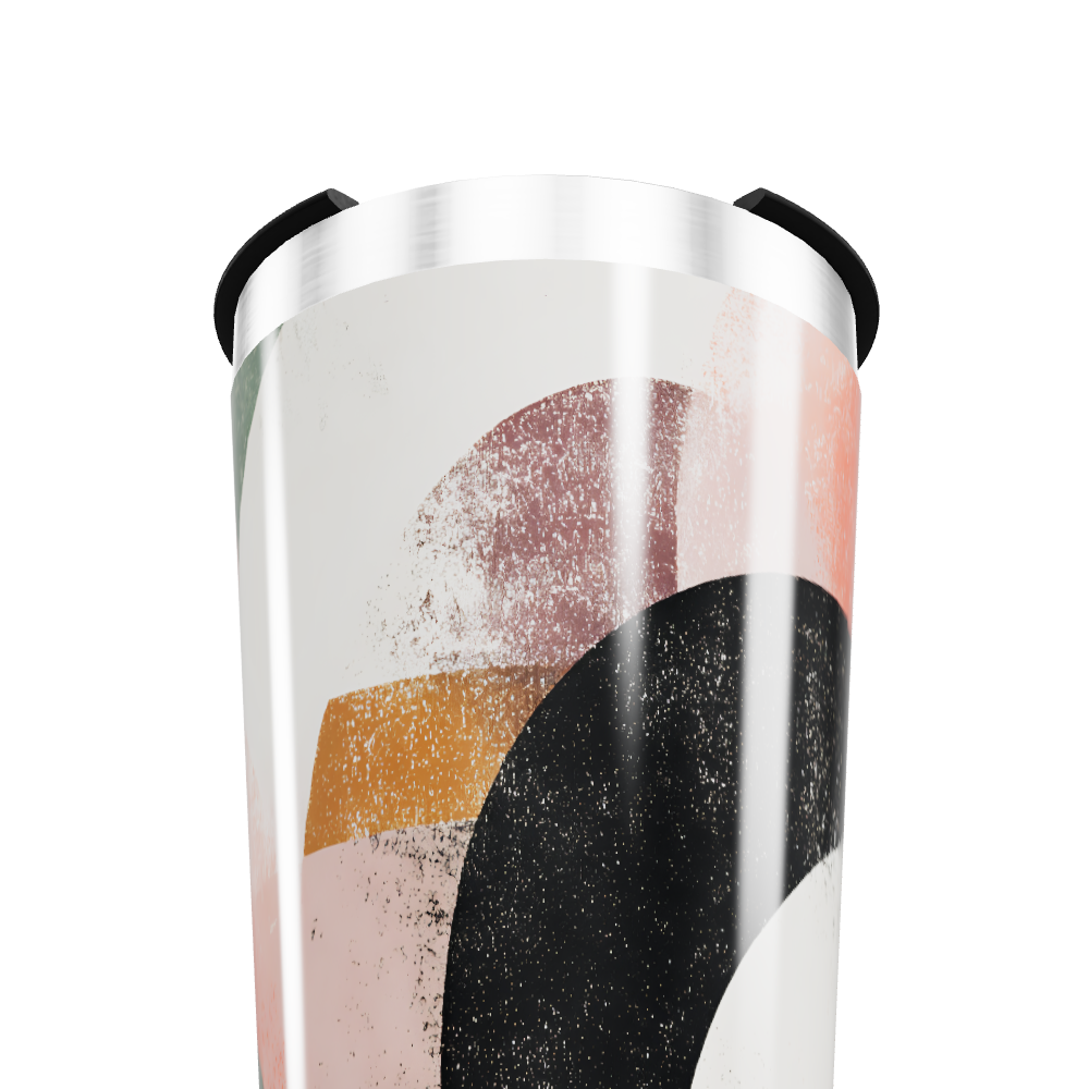 Copo Térmico - Estampa Abstrata Colorida
