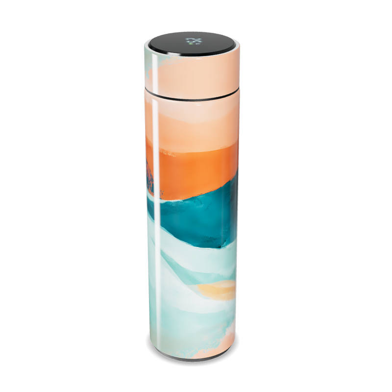 Garrafa Térmica Touch - Estampa Abstrata Colorida