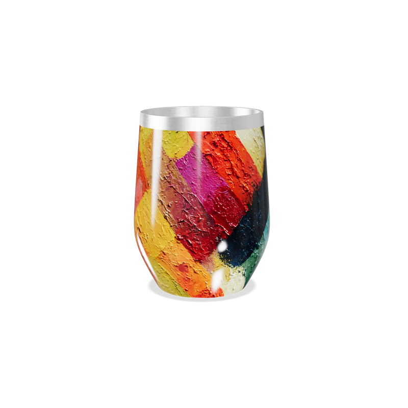 Copo Térmico Slim - Estampa Colorida Aço Inox