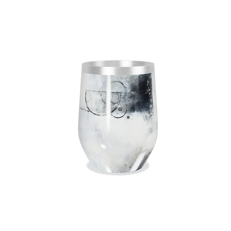 Copo Térmico Slim - Prata Efeito Marmorizado