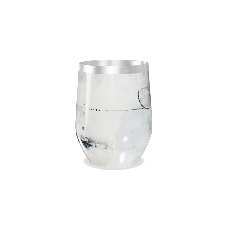 Copo Térmico Slim - Prata Efeito Marmorizado