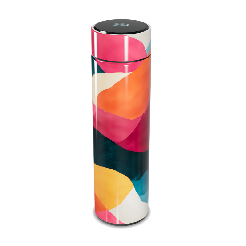 Garrafa Térmica Touch - Colorida Abstracta