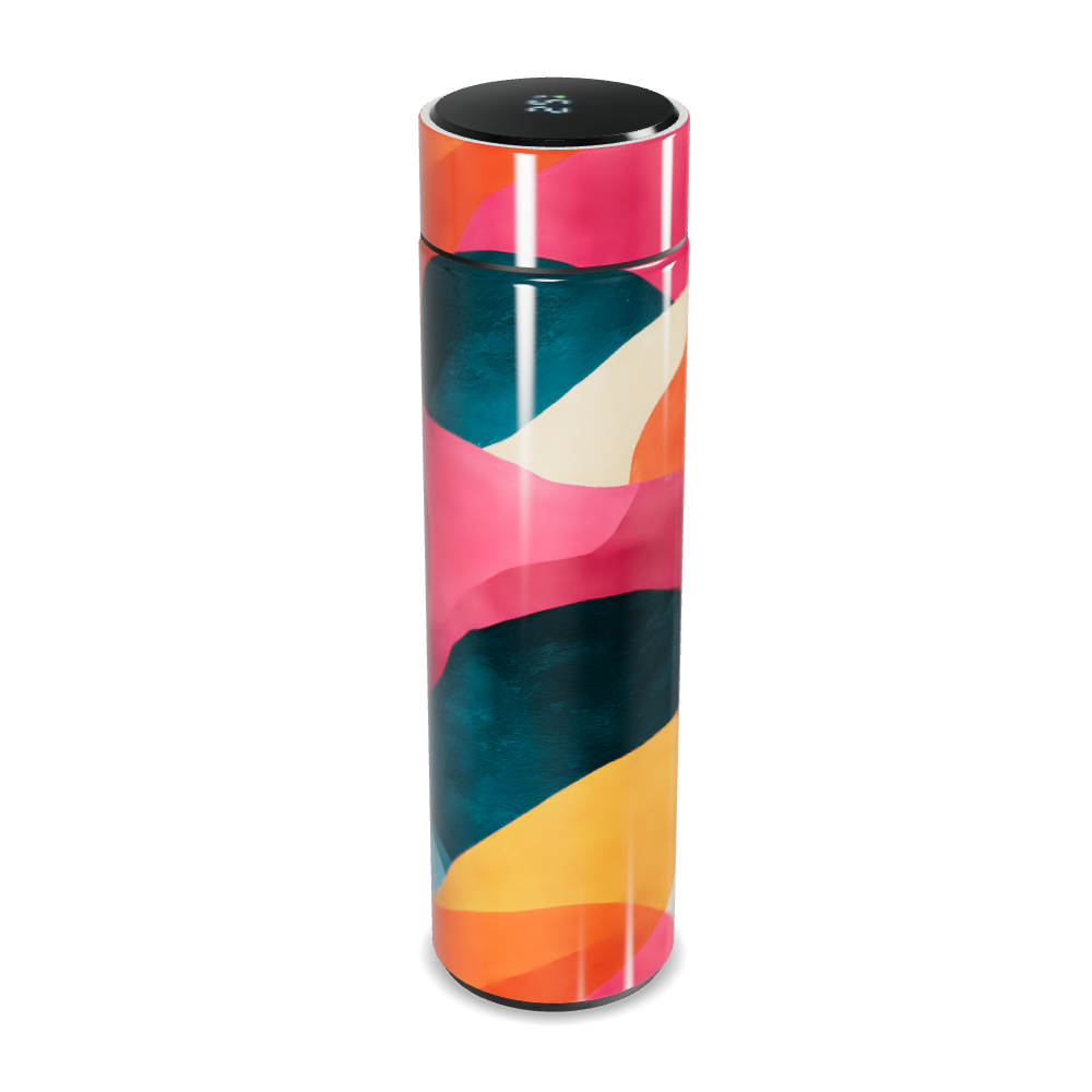 Garrafa Térmica Touch - Colorida Abstracta