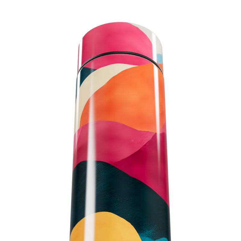 Garrafa Térmica Touch - Colorida Abstracta