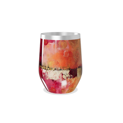 Copo Térmico Slim - Estampa Abstrata Colorida