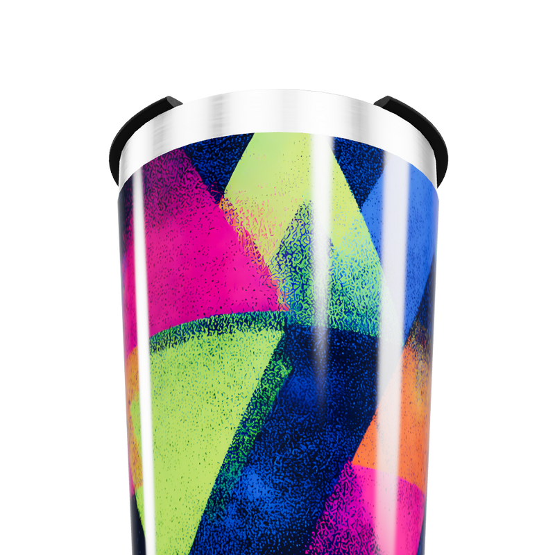 Copo Térmico - Estampa Geométrica Colorida