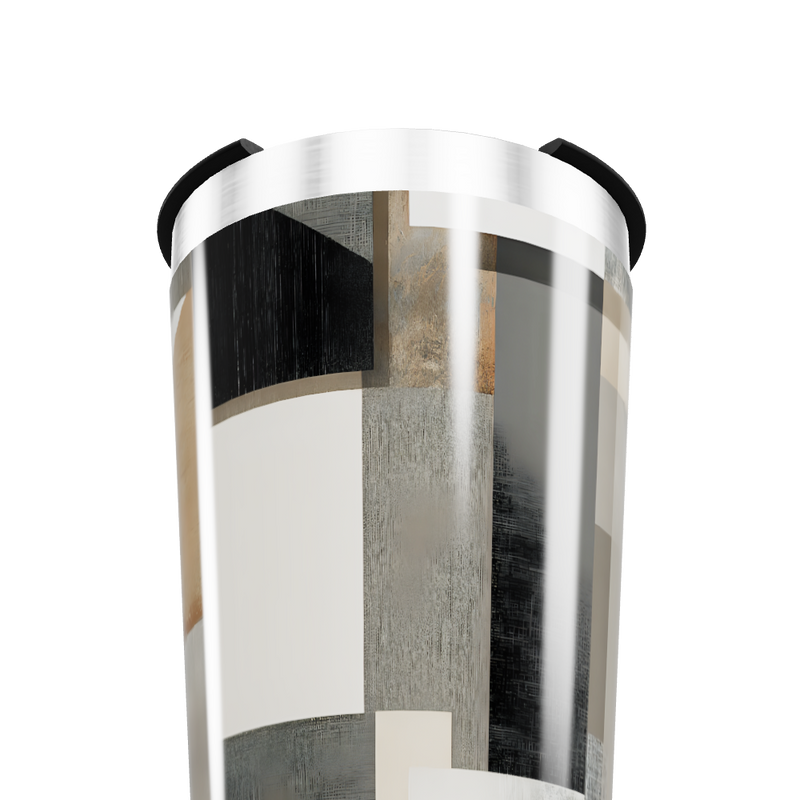 Copo Térmico - Estampa Geométrica Aço Inox