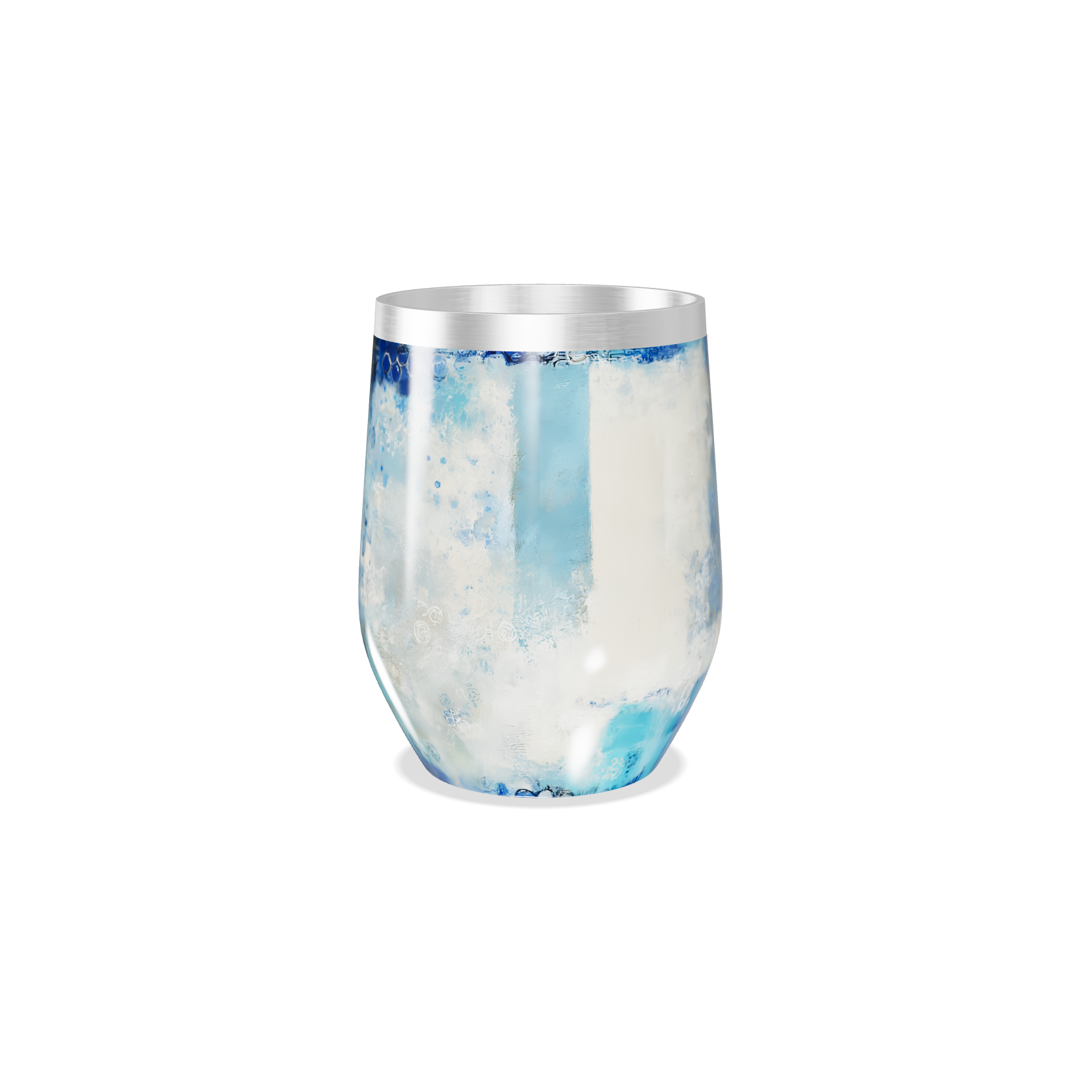 Copo Térmico Slim - Azul Artístico Inox