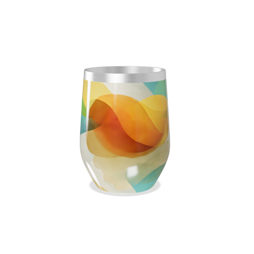 Copo Térmico Slim - Estampa Colorida Vidro