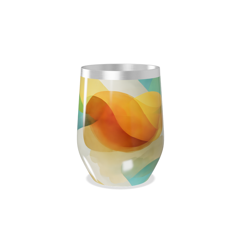 Copo Térmico Slim - Estampa Colorida Vidro