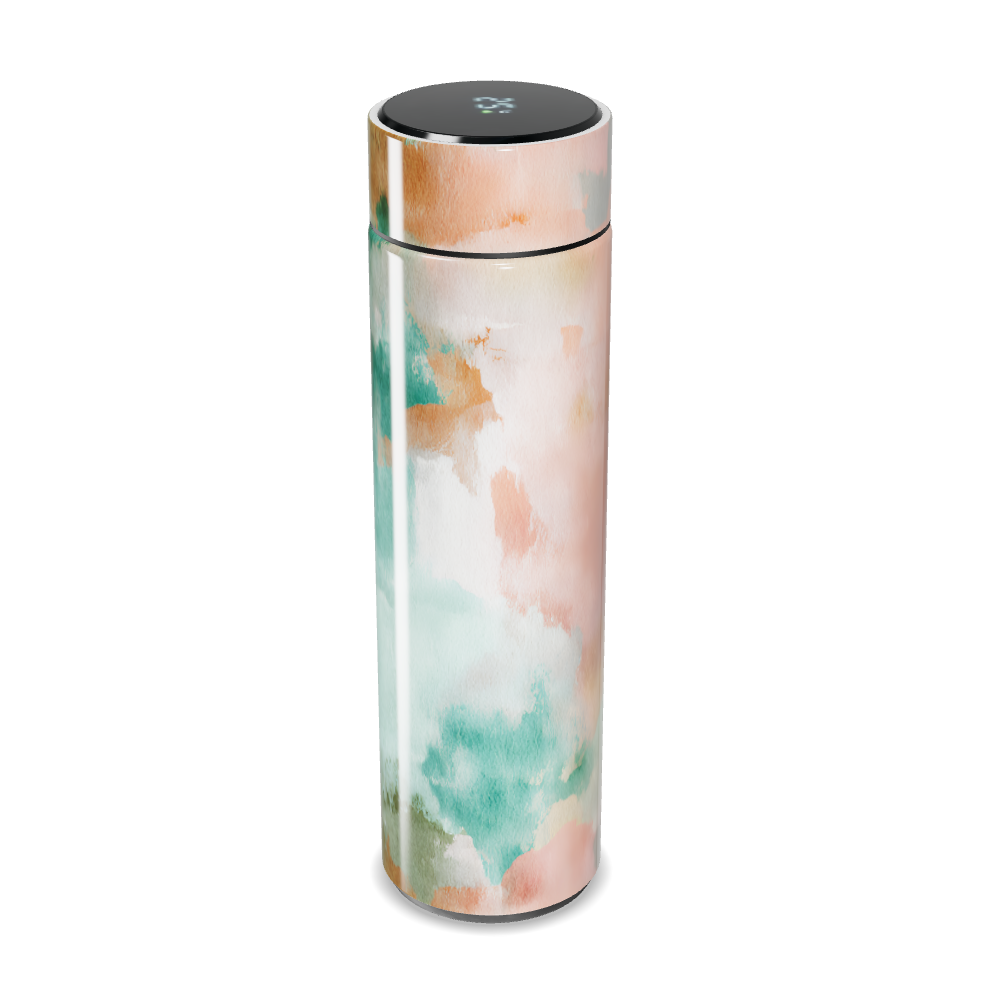 Garrafa Térmica Touch - Estampa Aquarela