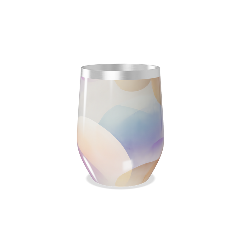 Copo Térmico Slim - Estampa Pastel Aquarela