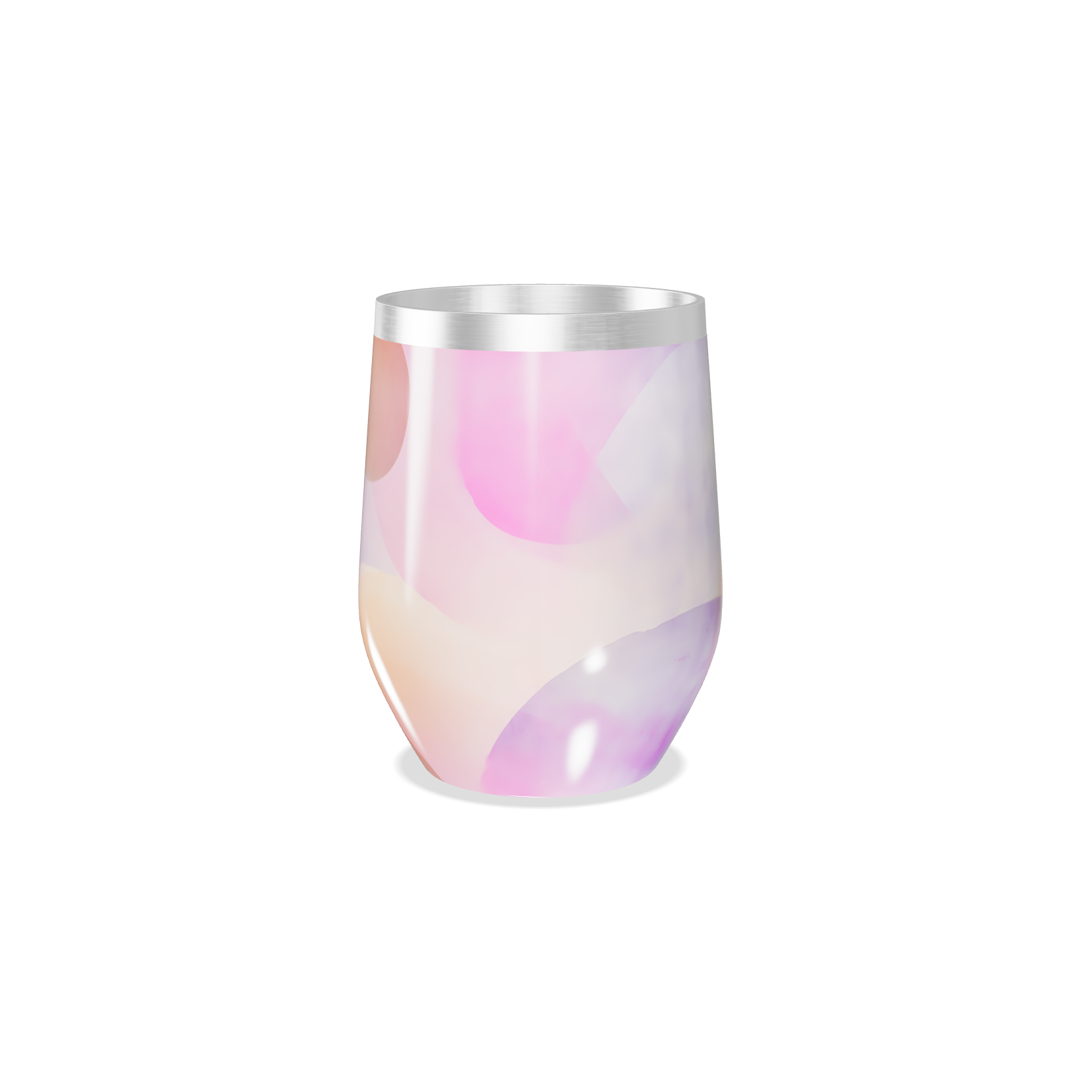 Copo Térmico Slim - Estampa Pastel Aquarela