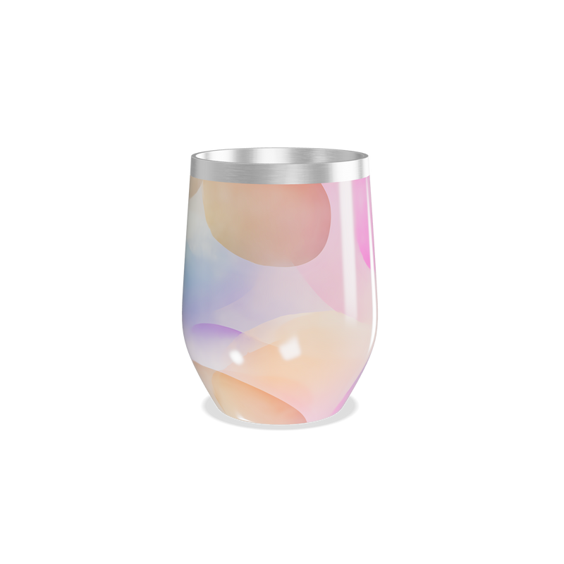 Copo Térmico Slim - Estampa Pastel Aquarela