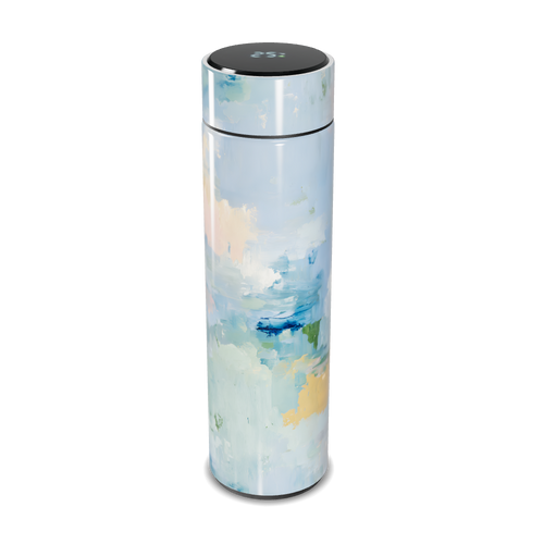 Garrafa Térmica Touch - Azul Arte Abstrata