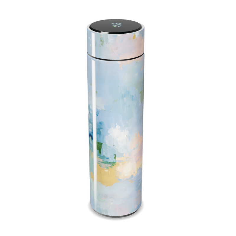 Garrafa Térmica Touch - Azul Arte Abstrata