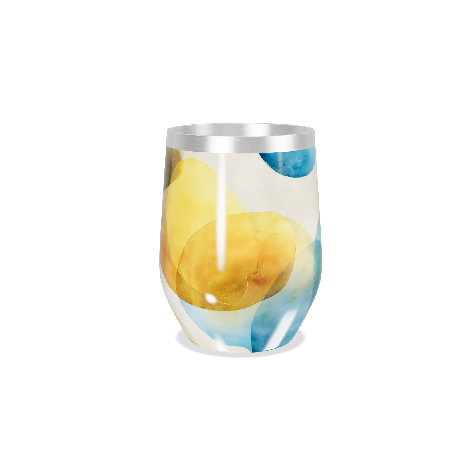 Copo Térmico Slim - Estampa Colorida Abstrata