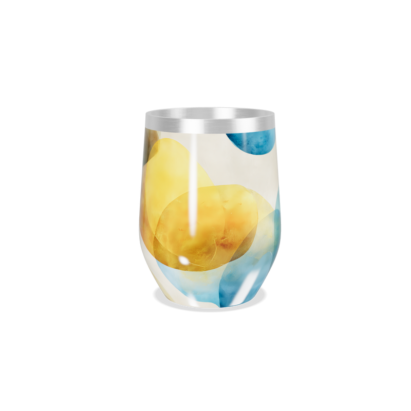 Copo Térmico Slim - Estampa Colorida Abstrata