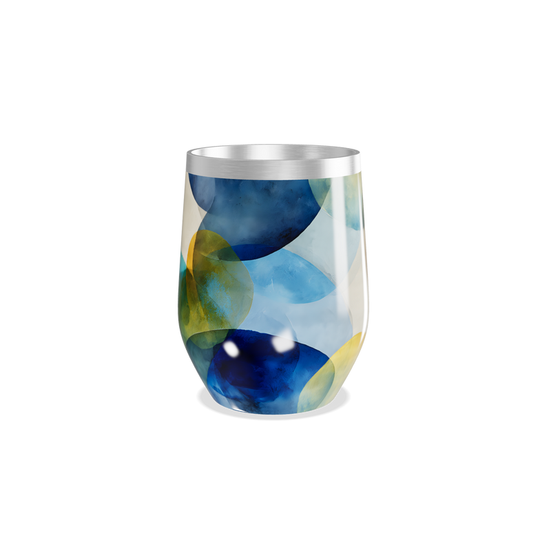 Copo Térmico Slim - Estampa Colorida Abstrata