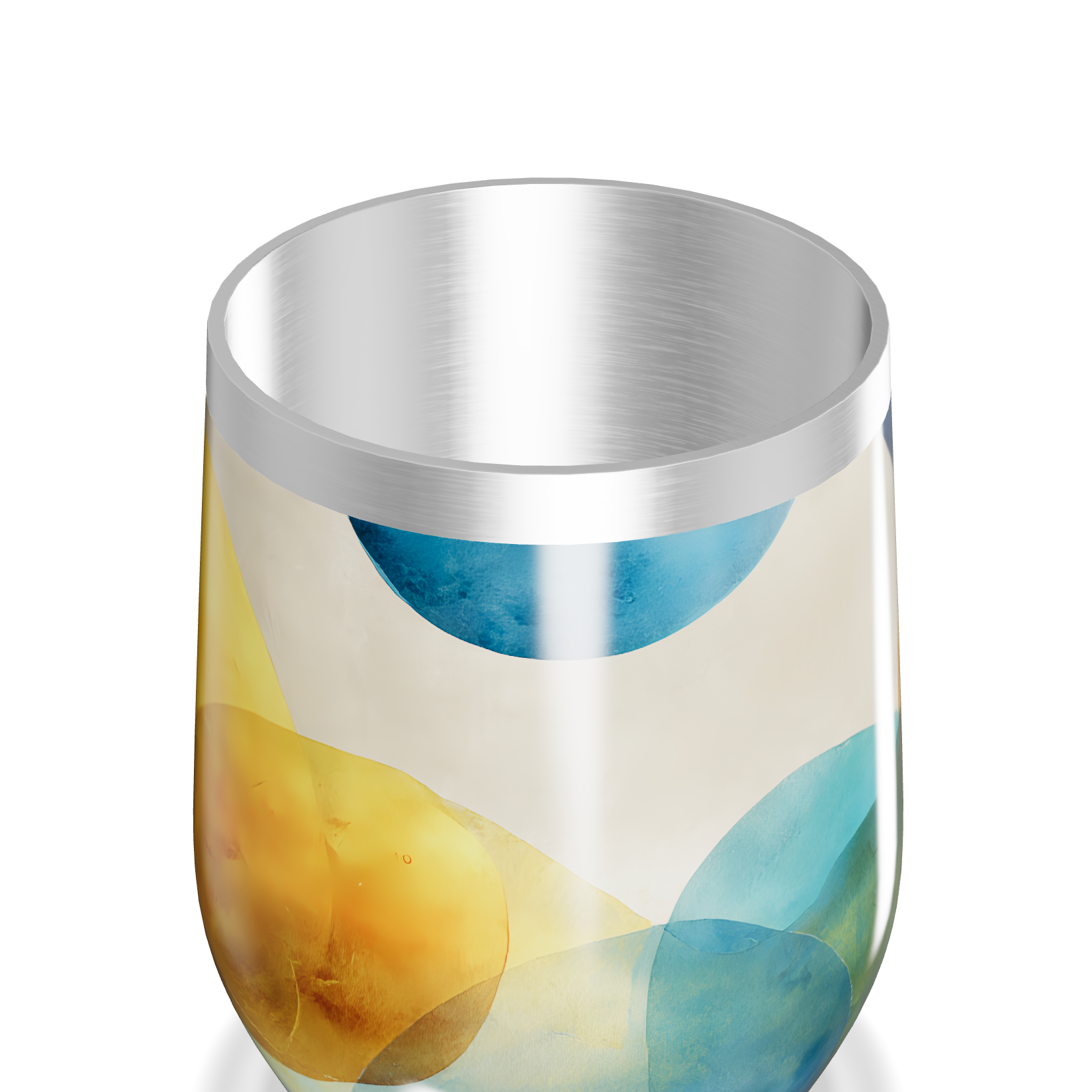 Copo Térmico Slim - Estampa Colorida Abstrata