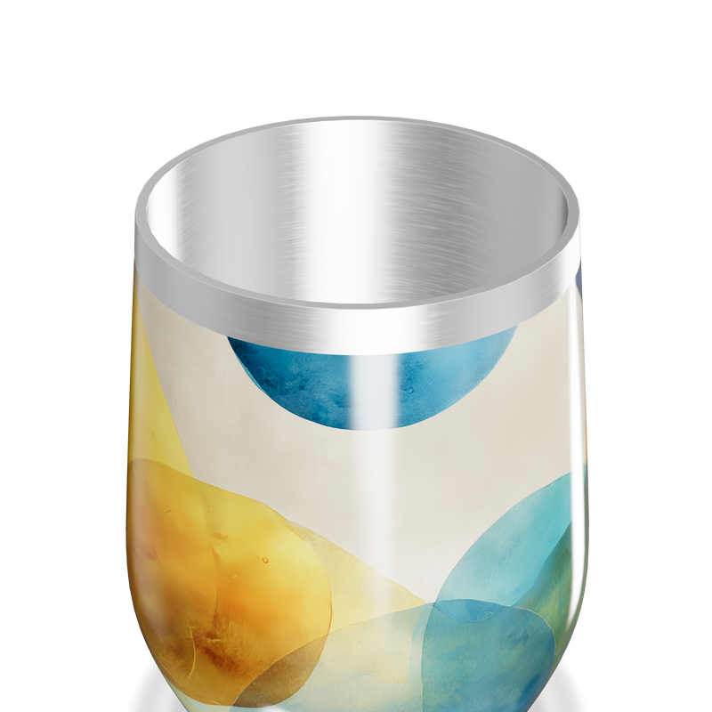 Copo Térmico Slim - Estampa Colorida Abstrata