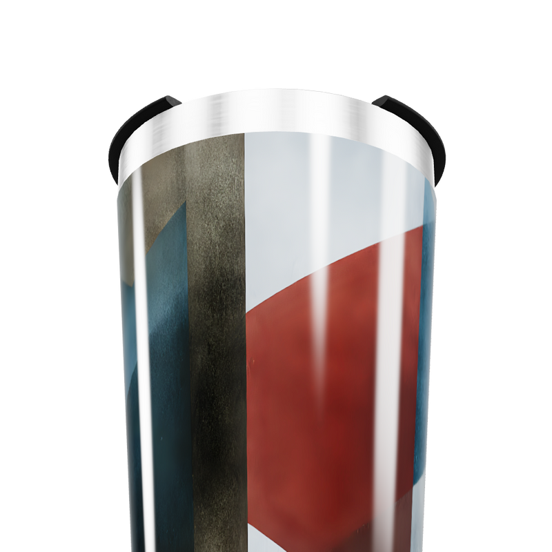 Copo Térmico - Design Geométrico Colorido