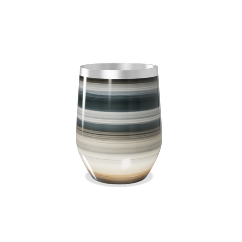 Copo Térmico Slim - Listras Coloridas Inox