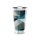 Copo Térmico - Geométrico Azul Inox