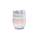Copo Térmico Slim - Listrado Pastel Aço Inox