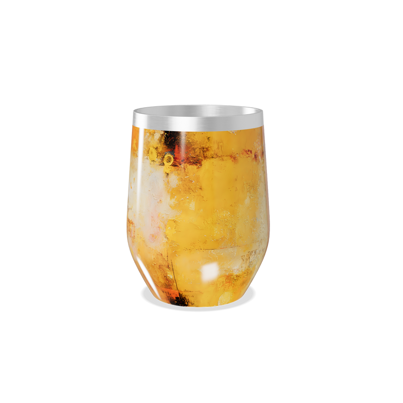 Copo Térmico Slim - Amarelo Texturizado