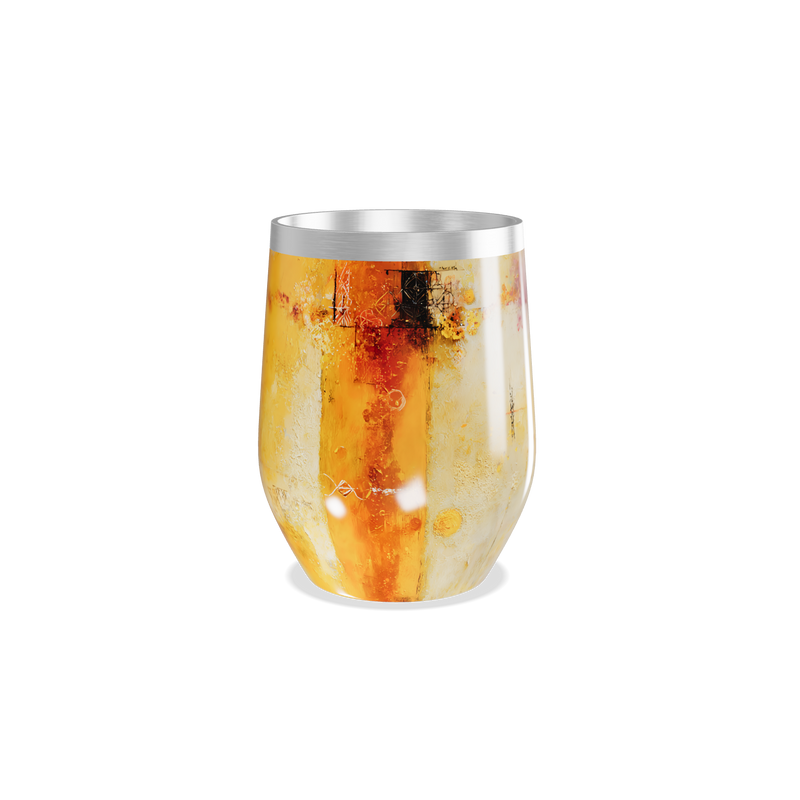 Copo Térmico Slim - Amarelo Texturizado