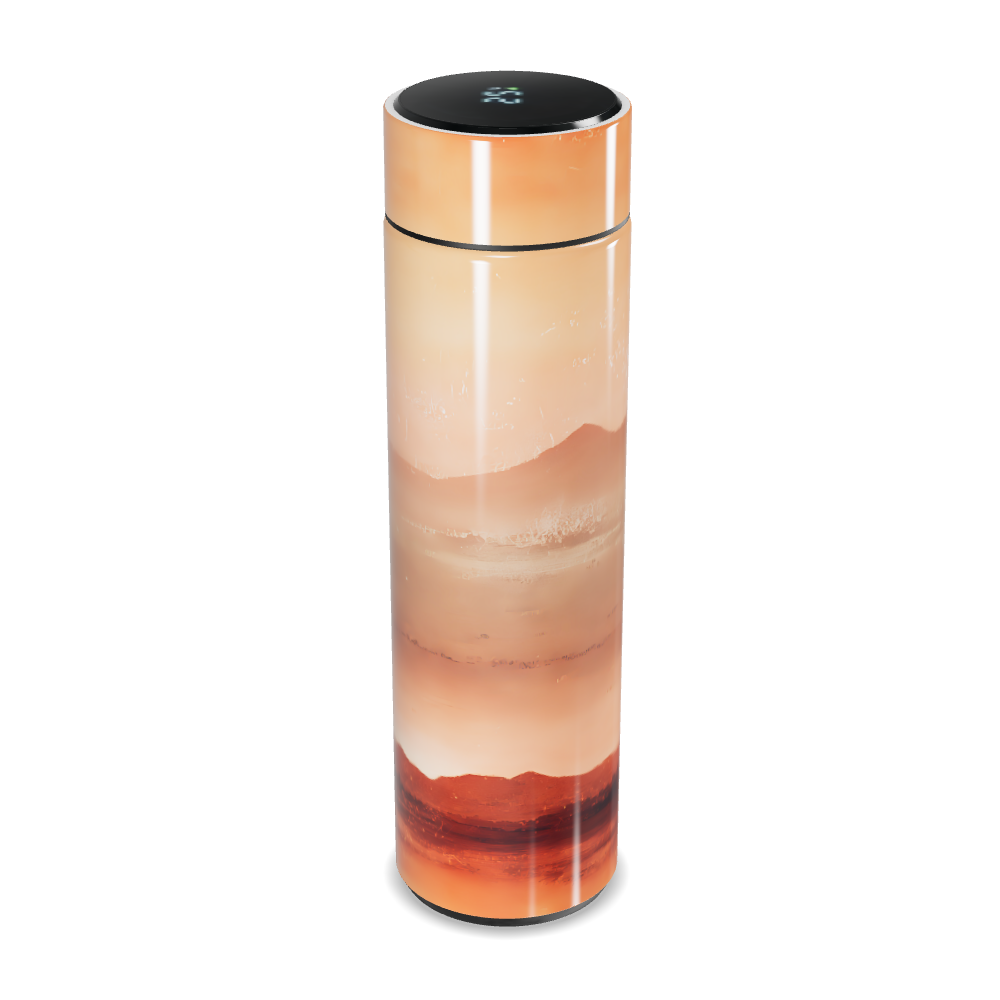 Garrafa Térmica Touch - Paisagem Laranja