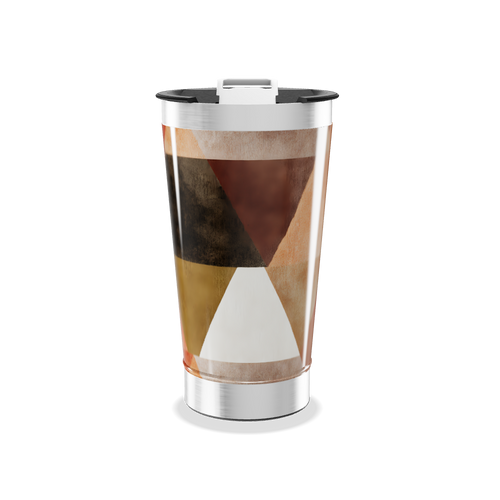 Copo Térmico - Geométrico Multicor Inox