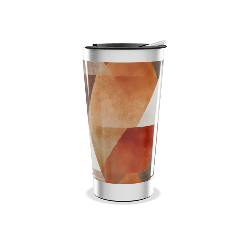 Copo Térmico - Geométrico Multicor Inox