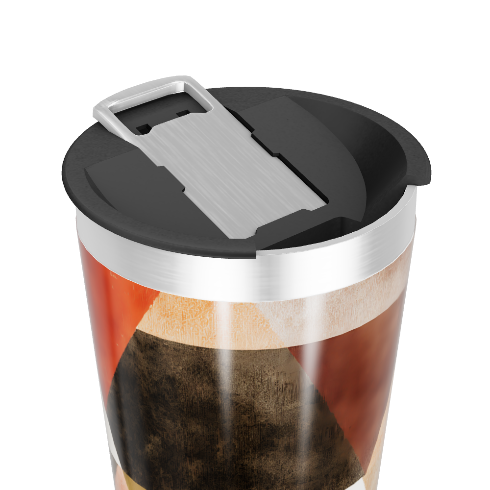 Copo Térmico - Geométrico Multicor Inox