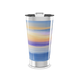 Copo Térmico - Listras Azul e Amarelo
