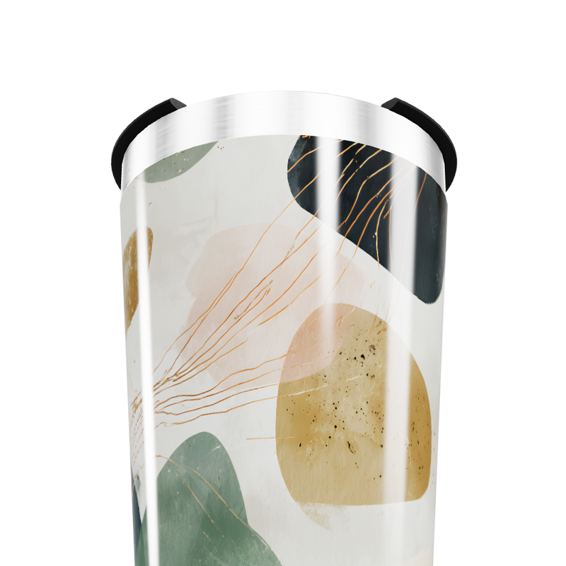 Copo Térmico - Com Estampa Abstrata