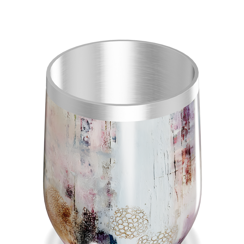 Copo Térmico Slim - Estampa Abstrata Multicolorida