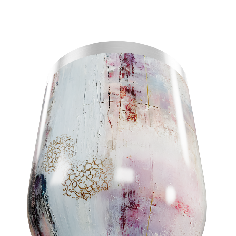 Copo Térmico Slim - Estampa Abstrata Multicolorida