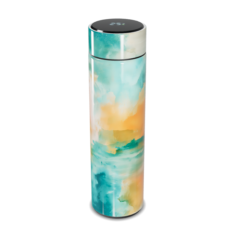 Garrafa Térmica Touch Estampa Aquarela