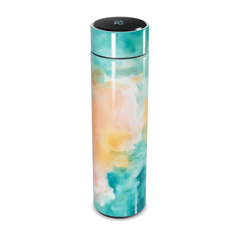 Garrafa Térmica Touch Estampa Aquarela