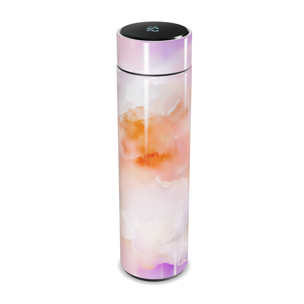 Garrafa Térmica Touch - Estampa Marmorizada