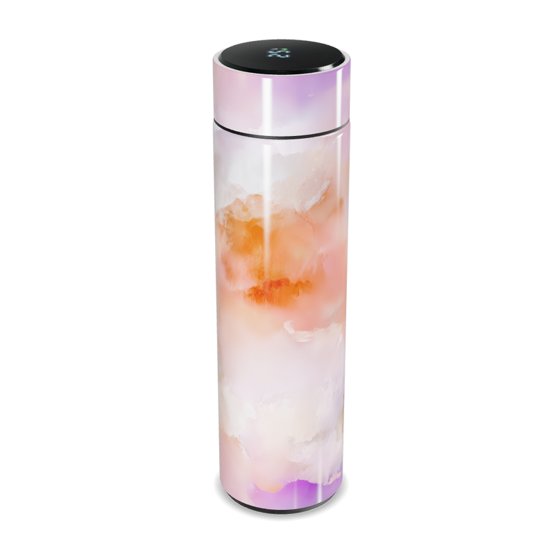 Garrafa Térmica Touch - Estampa Marmorizada