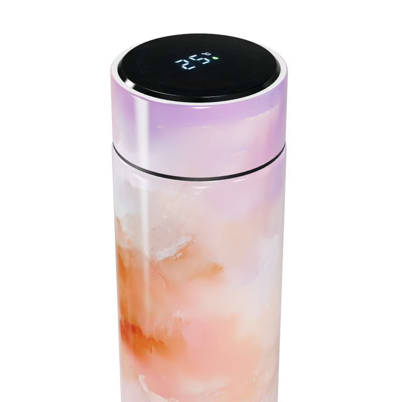 Garrafa Térmica Touch - Estampa Marmorizada