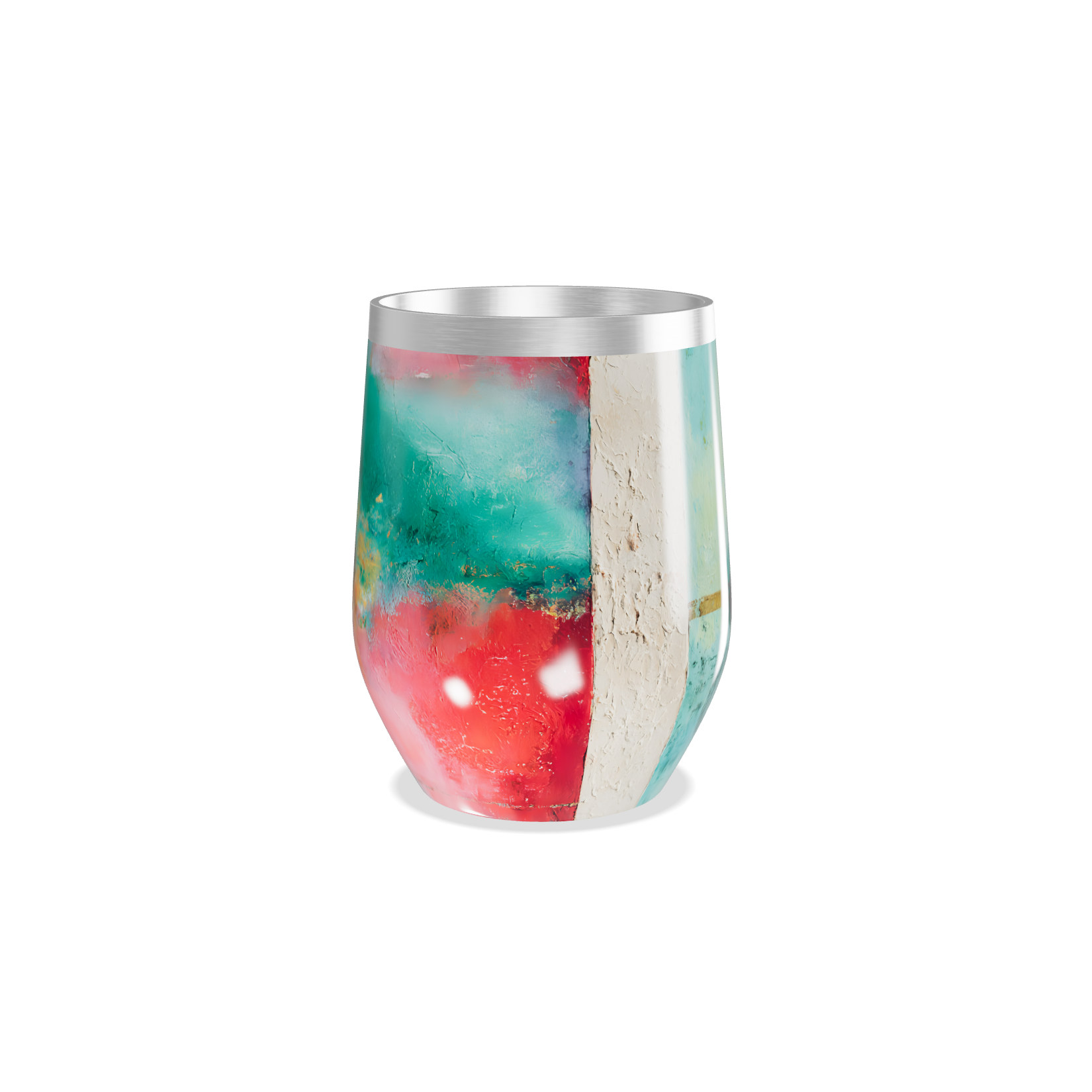 Copo Térmico Slim - Colorido Aquarela