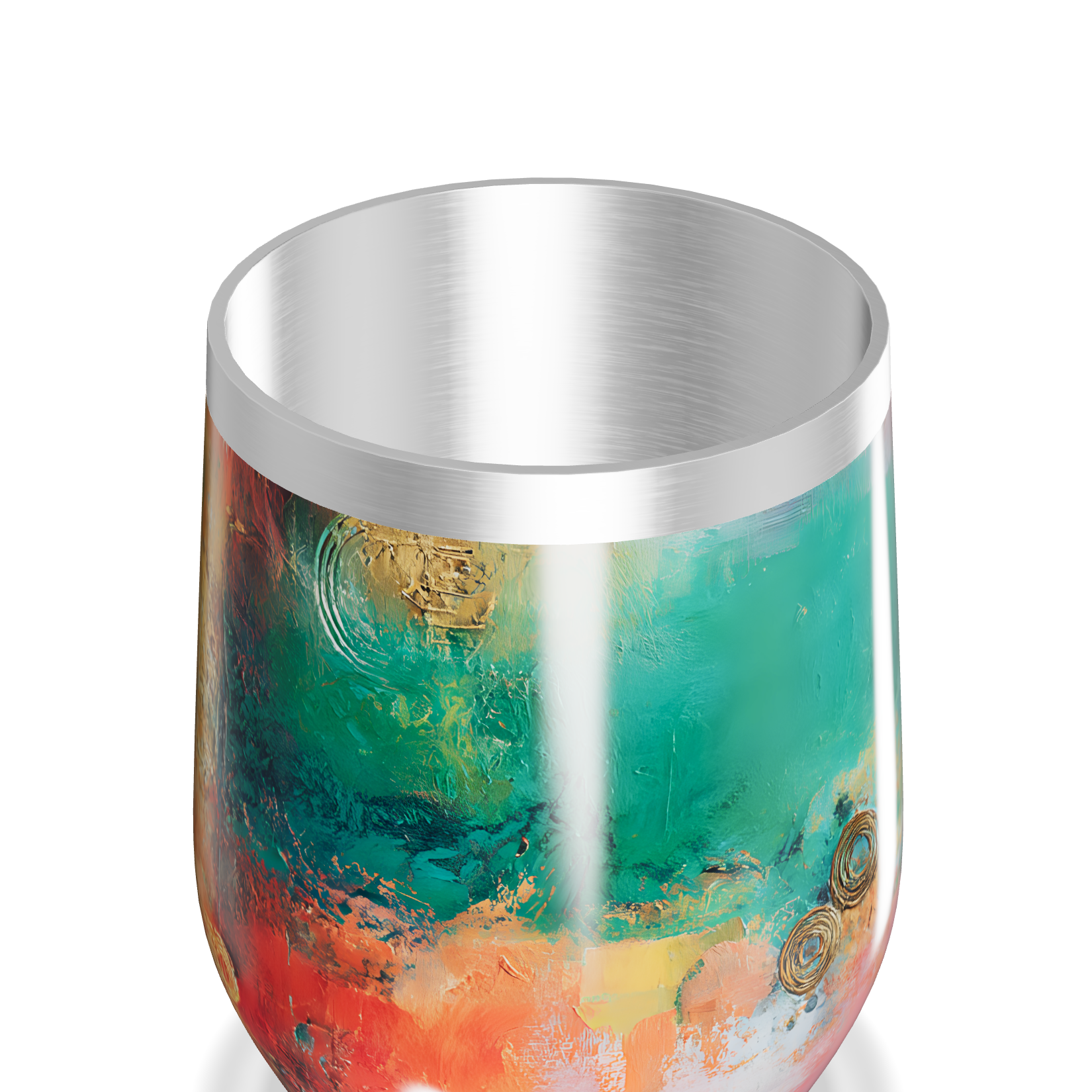 Copo Térmico Slim - Colorido Aquarela