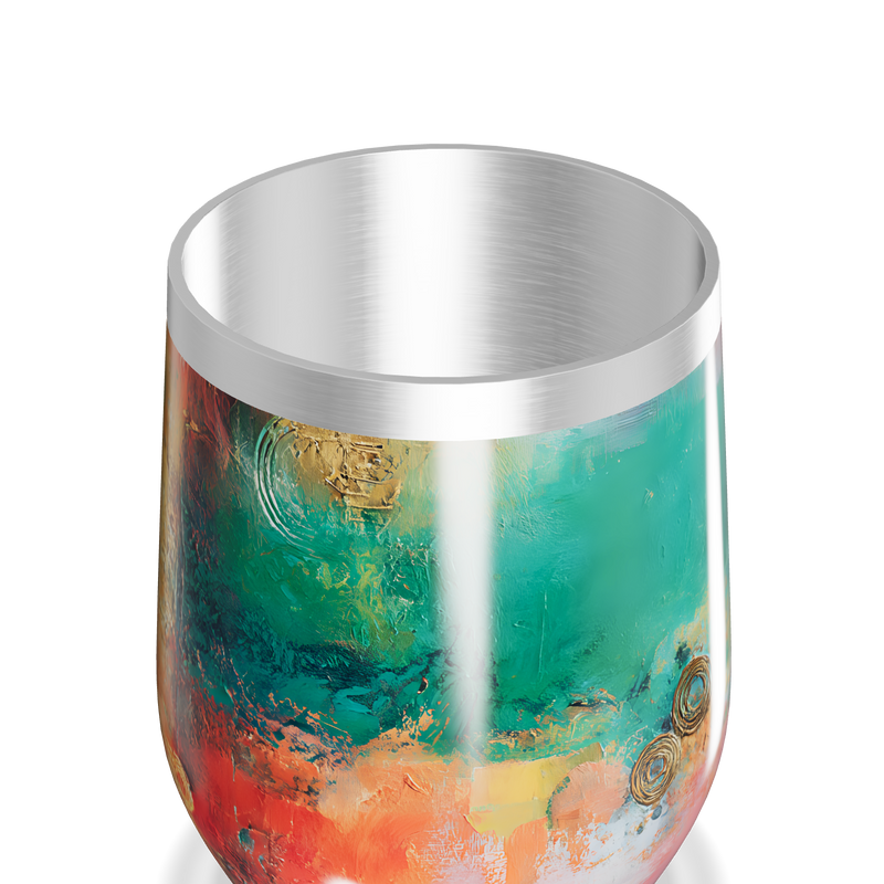 Copo Térmico Slim - Colorido Aquarela